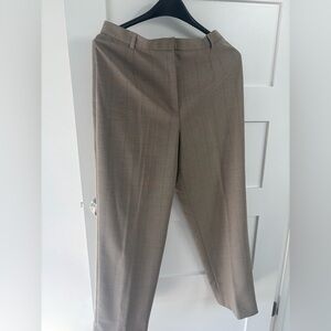 Talbots Brown Checkered Pants